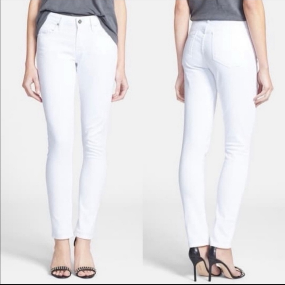 Citizens of Humanity Arielle midrise slim white jeans 29